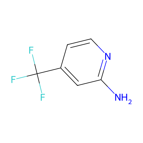 2-氨基-4-(三氟甲基)吡啶结构图