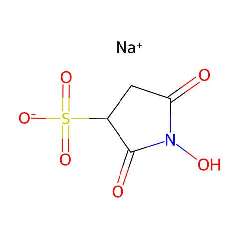 N-羟基硫代琥珀酰亚胺结构图