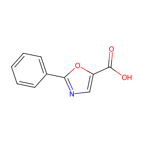 2-PHENYL-1,3-OXAZOLE-5-CARBOXYLIC ACID结构图