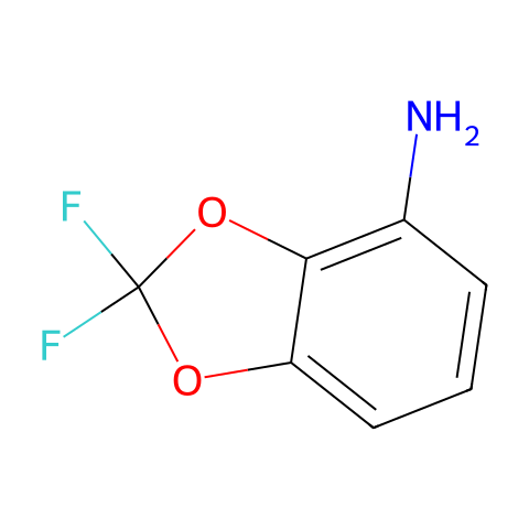 4-氨基-2,2-二氟-1,3-苯并二噁唑结构图