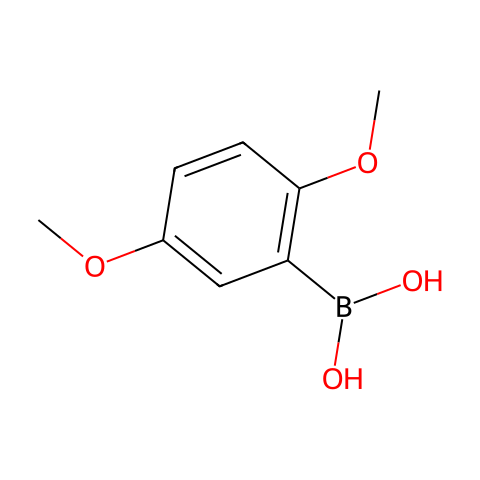 2,5-二甲氧基苯硼酸 (含不同量的酸酐)结构图