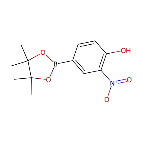 4-Hydroxy-3-Nitrophenylboronic Acid, Pinacol Ester结构图