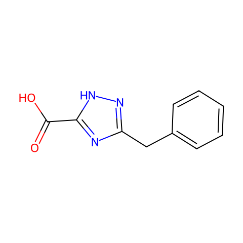 5-benzyl-4H-1,2,4-triazole-3-carboxylic acid结构图