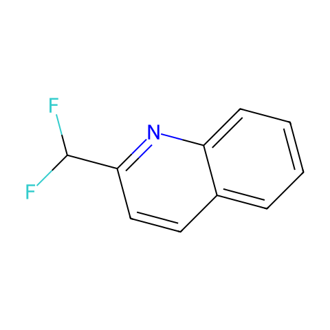 2-(Difluoromethyl)quinoline结构图