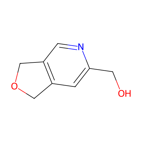 (1,3-二氢呋喃并[3,4-c]吡啶-6-基)甲醇结构图