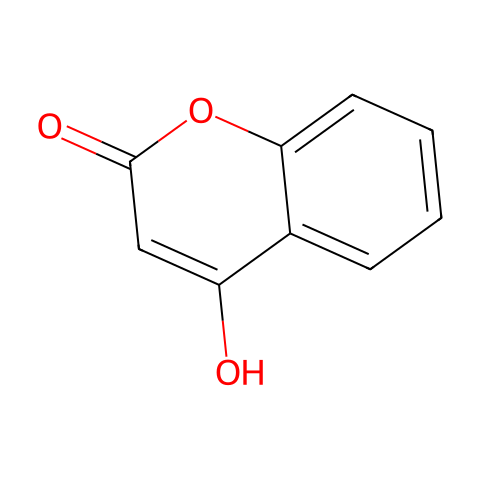 4-羟基香豆素结构图
