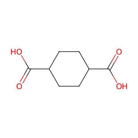 1,4-环己烷二羧酸（CHDA）结构图