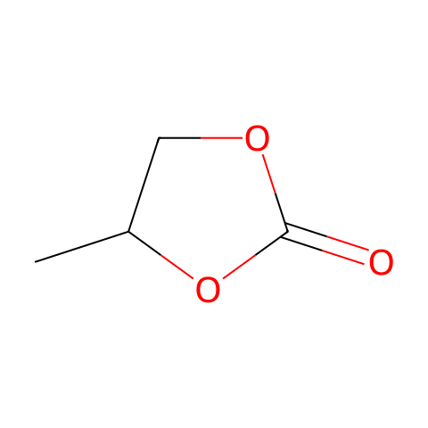 碳酸丙烯酯(PC)结构图