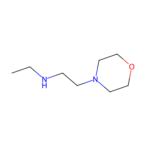 N-乙基-2-吗啉基-4-乙胺结构图