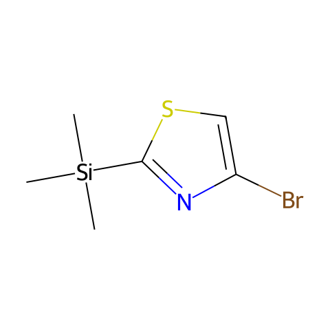 4-Bromo-2-(Trimethylsilyl)Thiazole结构图