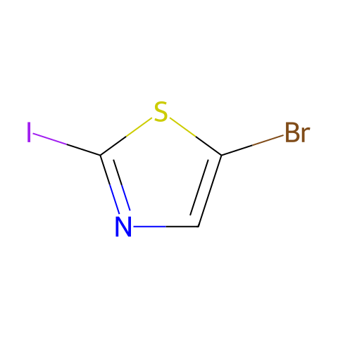 5-BROMO-2-IODOTHIAZOLE结构图