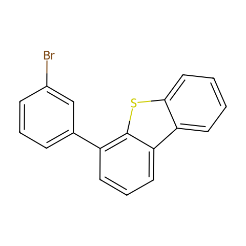 4-(3-溴苯基)-二苯并噻吩结构图