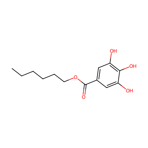 HEXYL GALLATE结构图