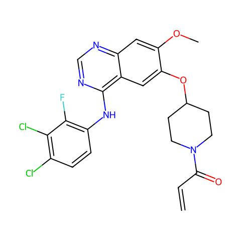 Poziotinib (HM781-36B)结构图