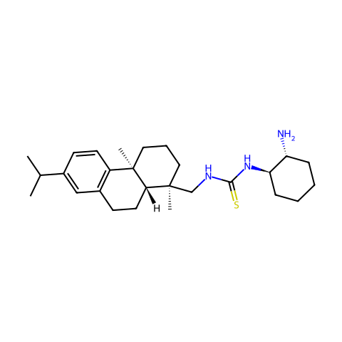 N-[(1R,2R)-2-AMINOCYCLOHEXYL]-N'-[[(1R,4AS,10AR)-1,2,3,4,4A,9,10,10A-OCTAHYDRO-1,4A-DIMETHYL-7-(1-METHYLETHYL)-1-PHENANTHRENYL]M结构图