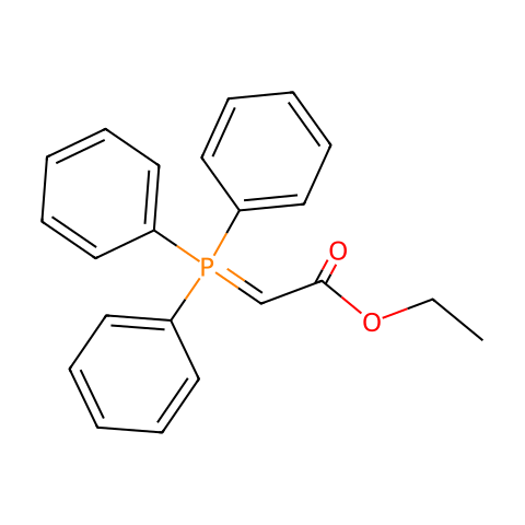 乙基(三苯基膦)乙酸酯结构图