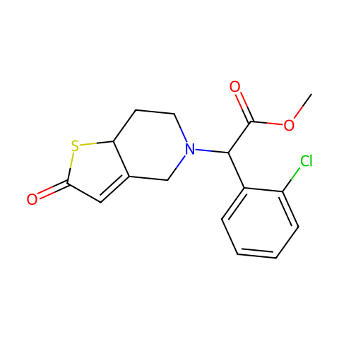 2-Oxo Clopidogrel(Mixture of diastereomers)结构图
