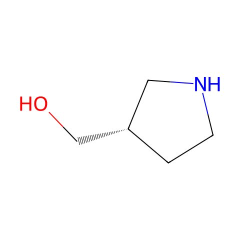 (S)-吡咯烷-3-甲醇结构图