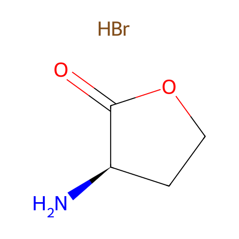 (R)-3-氨基二氢呋喃-2(3H)-酮氢溴酸盐结构图