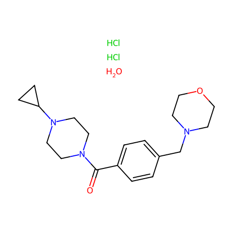 Bavisant (dihydrochloride hydrate)结构图
