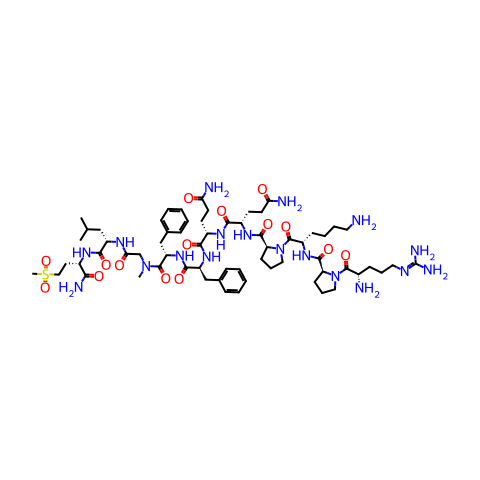 (SAR9,MET(O2)11)-SUBSTANCE P结构图