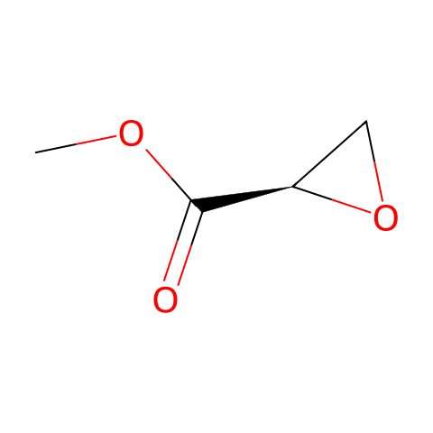 （2R）-缩水甘油酸甲酯结构图