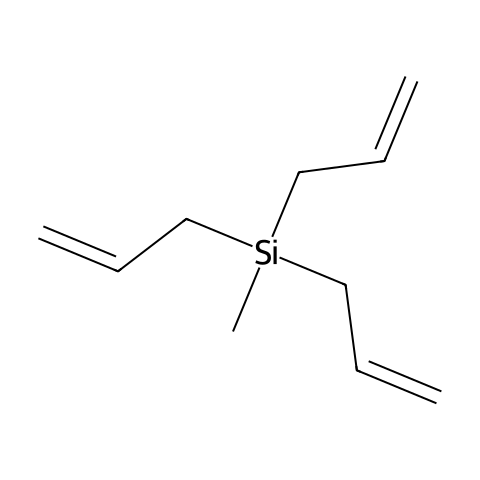 三烯丙基(甲基)硅烷结构图