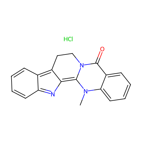 去氢吴茱萸碱盐酸盐结构图