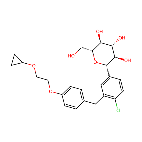 Bexgliflozin (EGT1442)结构图