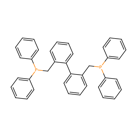 2,2'-双(二苯基膦基甲基)-1,1'-联苯结构图