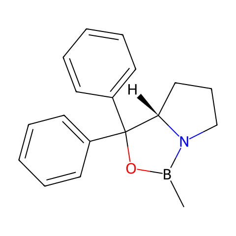 (S)-(-)-2-甲基-CBS-噁唑硼烷结构图