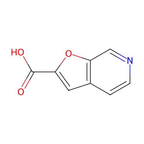 Furo[2,3-c]pyridine-2-carboxylic acid结构图