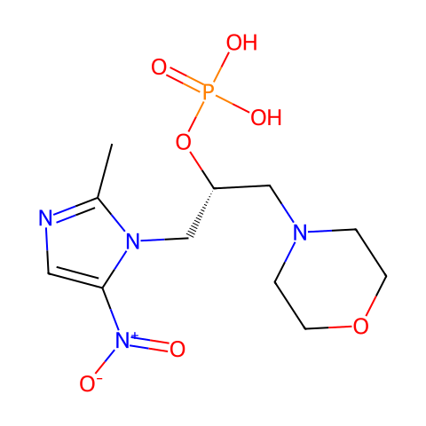 Dextrorotation nimorazole phosphate ester结构图