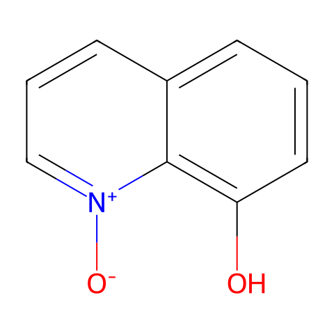 8-羟基喹啉-N-氧化物结构图
