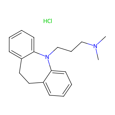 Imipramine Hydrochloride结构图