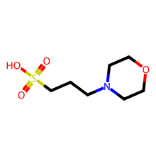 MOPS-Sodium Acetate电泳缓冲液结构图