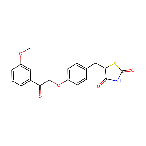 Azemiglitazone (MSDC-0602)结构图