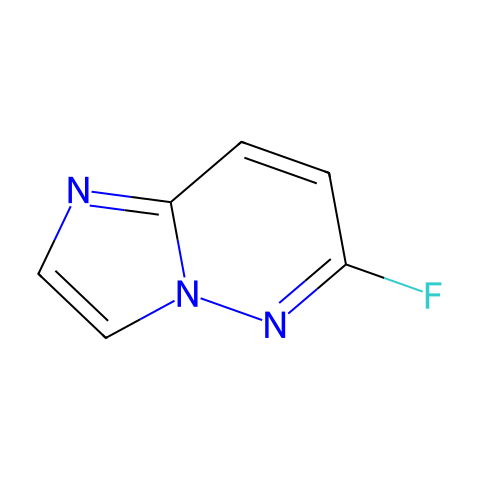 6-FLUORO-IMIDAZO[1,2-B]PYRIDAZINE结构图