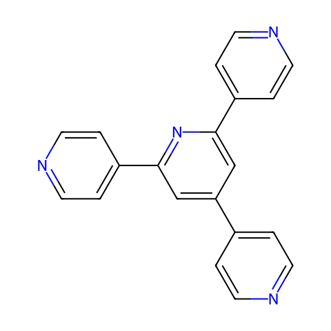 2,4,6-三(吡啶-4-基)吡啶结构图