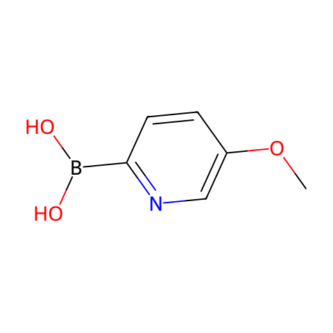 5-METHOXYPYRIDINE-2-BORONIC ACID结构图