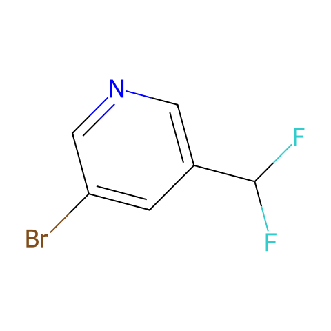 3-溴-5-(二氟甲基)吡啶结构图