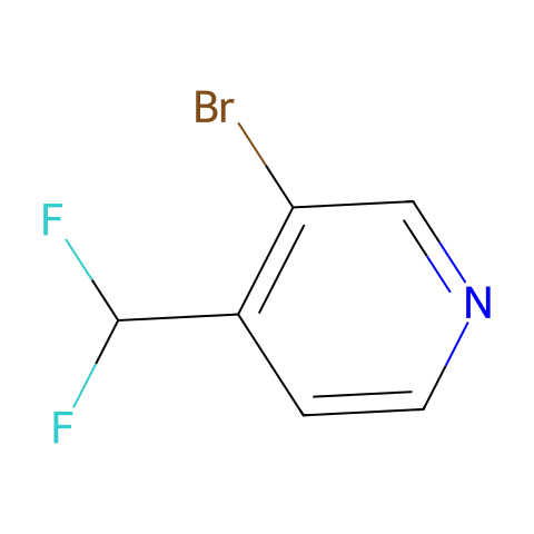 3-溴-4-(二氟甲基)吡啶结构图