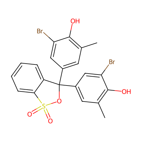 溴甲酚紫指示剂结构图