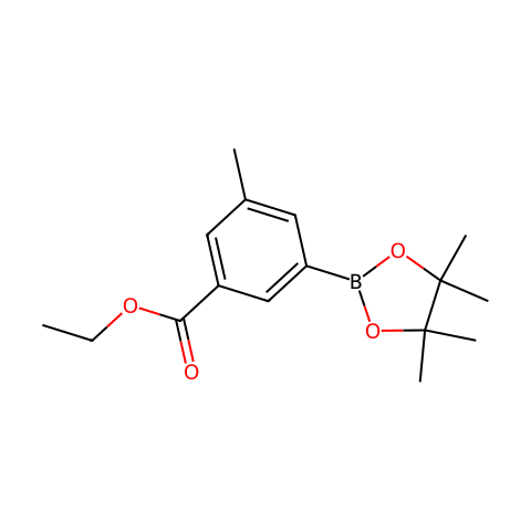 3-(ETHOXYCARBONYL)-5-METHYLPHENYLBORONIC ACID, PINACOL ESTER结构图