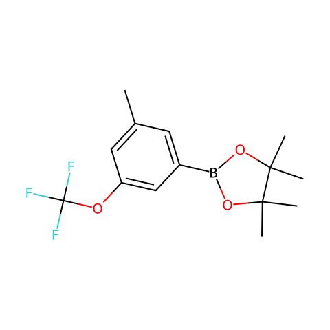 3-METHYL-5-(TRIFLUOROMETHOXY)PHENYLBORONIC ACID, PINACOL ESTER结构图