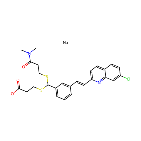 MK-571 (sodium salt)结构图