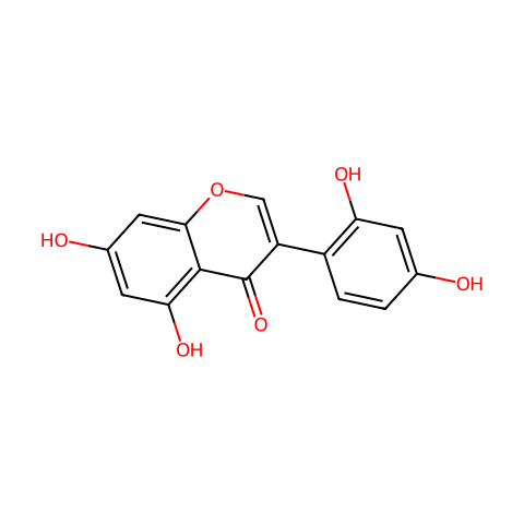 2'-Hydroxygenistein结构图