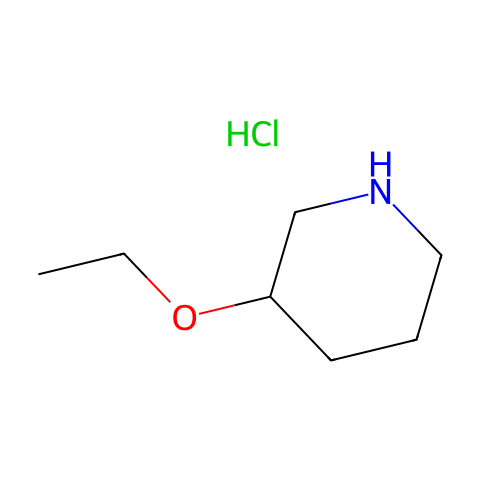 3-Ethoxypiperidine hydrochloride结构图