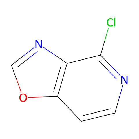 4-Chlorooxazolo[4,5-c]pyridine结构图