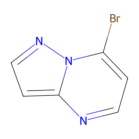 7-溴吡唑并[1,5-a]嘧啶结构图